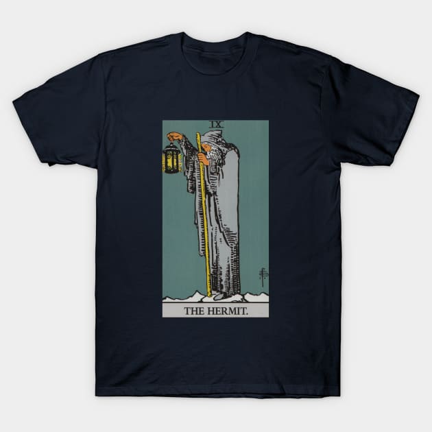 The Hermit Tarot Card T-Shirt by Star Scrunch